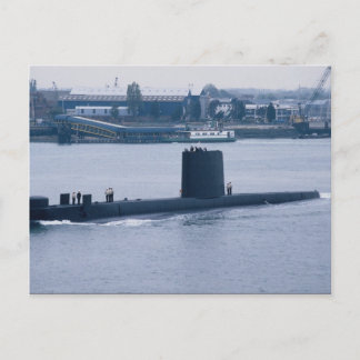 HMS Osiris" leaving Portsmouth Naval Base, Hampshi Postcard