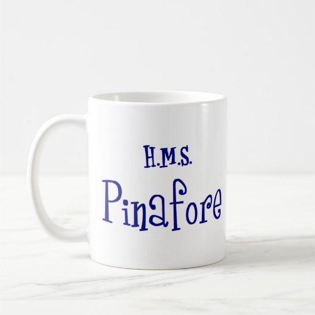 hms pinafore  coffee mug (Left)