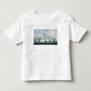 HMS Sirius, Captain Rowse engaging a French Squadr Toddler T-Shirt