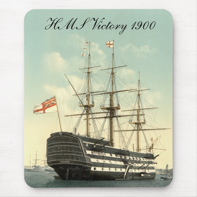 HMS Victory 1900 Mouse Mat (Front)