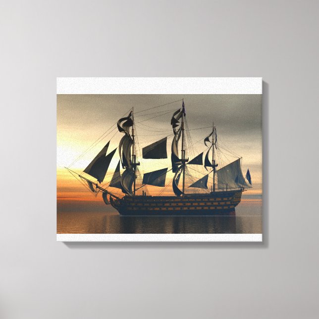 HMS VICTORY CANVAS PRINT (Front)