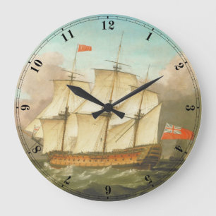 HMS Victory Large Clock