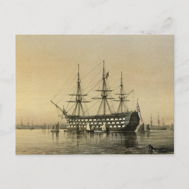 HMS Victory Post Card (Front)