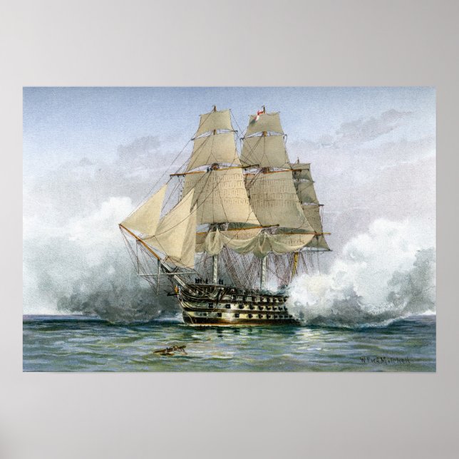 HMS Victory Poster (Front)