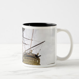 HMS Victory Two-Tone Coffee Mug