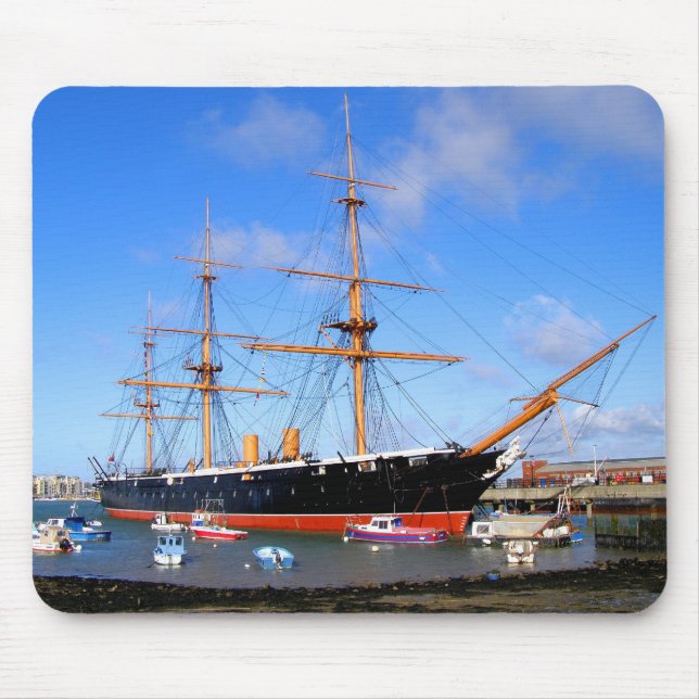 HMS Warrior Mouse Mat (Front)