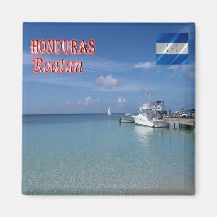 HN - Honduras - Roatan -  West bay Magnet