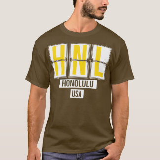 HNL Honolulu Hawaii Airport Code Souvenir or Gift  T-Shirt
