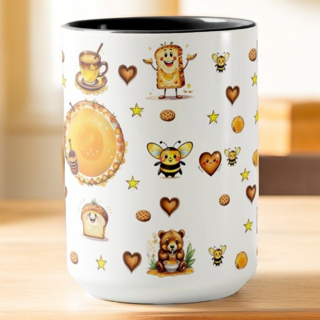 Hnoey cute 🍯💛🥨 mug (Creator Uploaded)