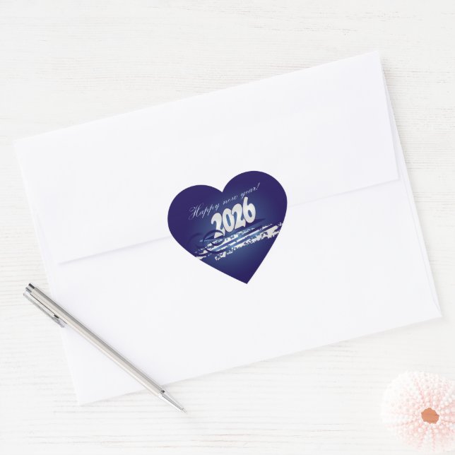 HNY 2026 HEART STICKER (Envelope)