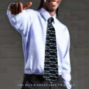 HNY-Blue Diamond Tie