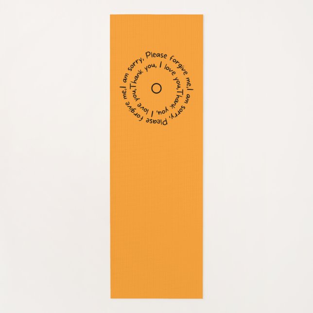 Hoʻoponopono Reflections  Yoga Mat (Front)