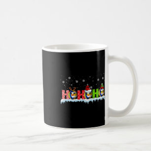 Ho3 Funny Xmas Reindeer Santa Elf Volleyball Playe Coffee Mug