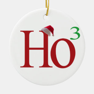 Ho3 (ho ho ho) ceramic tree decoration