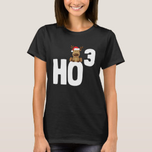 Ho 3 Cubed Christmas Ho Ho Math Teacher   Ho3 T-Shirt