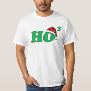 Ho 3 (Cubed) Funny Christmas Tee