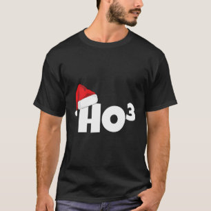 Ho-3 Cubed Ho-Ho-Ho Math Teacher Ho3 T-Shirt