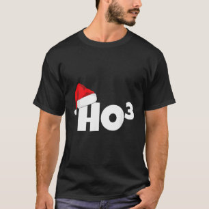 Ho-3 Cubed Ho-Ho-Ho Math Teacher Ho3 T-Shirt