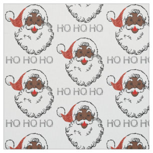 ho black santa fabric