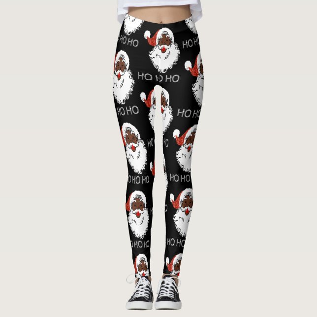 ho black santa leggings (Front)