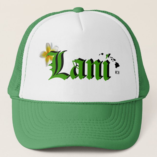 Ho Brah!...,Dis is Lani's Hat!!! Trucker Hat (Front)