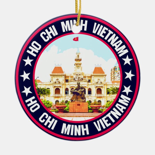 Ho Chi Minh                                        Ceramic Tree Decoration (Front)