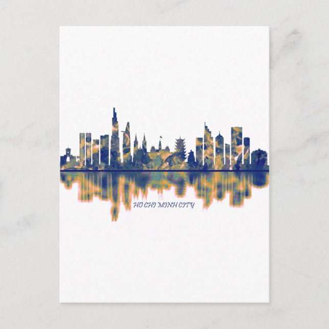 Ho Chi Minh City Skyline Holiday Postcard (Front)
