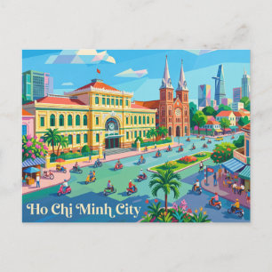 Ho Chi Minh City Vietnam Postcard