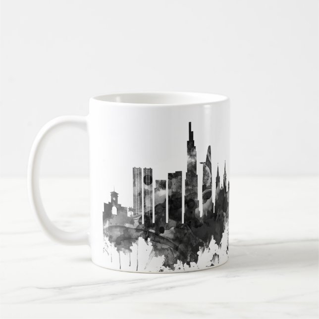 Ho Chi Minh City Vietnam Skyline BW Coffee Mug (Left)