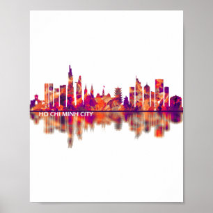 Ho Chi Minh City Vietnam Skyline Poster
