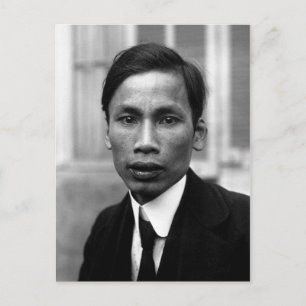 Ho Chi Minh Nguyen Ai Quoc Portrait 1921 Postcard