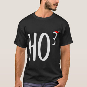 Ho Cubed Ho Ho Ho Math Teacher Christmas T-Shirt