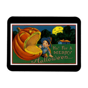 Ho! for  a Merry Halloween Magnet