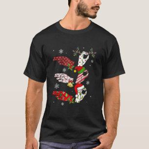 Ho Ho ASL Sign Language Deaf Pride Family Pyjamas  T-Shirt