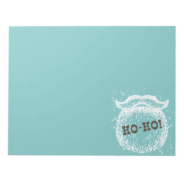 Ho-Ho Christmas Holiday Santa Noel Notepad (Front)