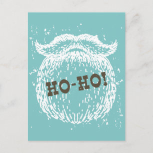 Ho-Ho Christmas Holiday Santa Noel Postcard