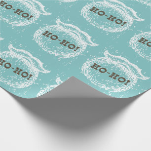 Ho-Ho Christmas Holiday Santa Noel Wrapping Paper