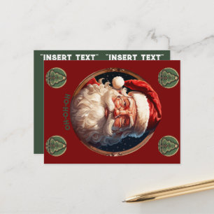 Ho Ho Happiness Holiday Postcard
