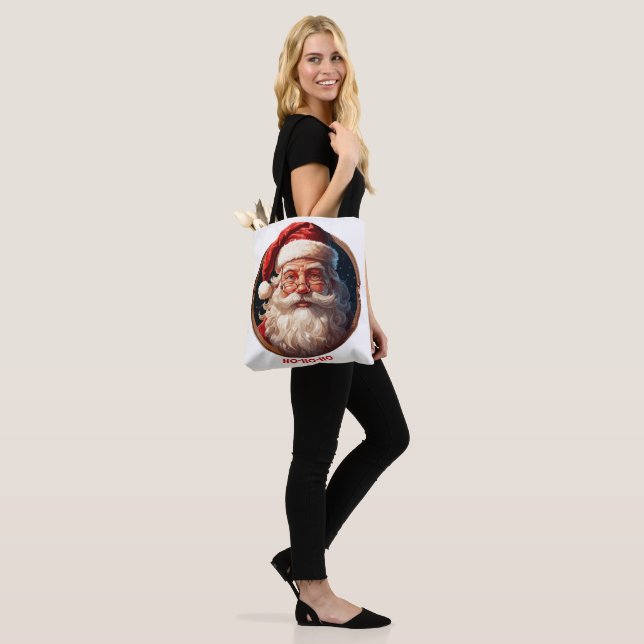 Ho Ho Happiness Tote Bag (On Model)