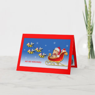 HO! HO! HEDGEHOG! Greeting Card