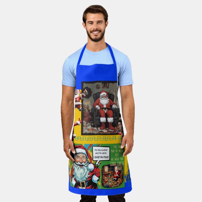 HO HO HELP apron (Worn)