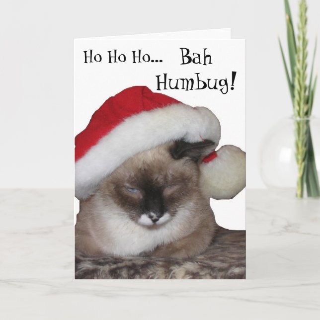 Ho Ho Ho... Bah~Humbug! Holiday Card (Front)