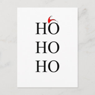 HO HO HO bonnet Postcard