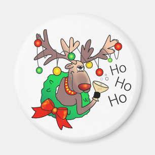 HO HO HO by SHARON SHARPE Magnet