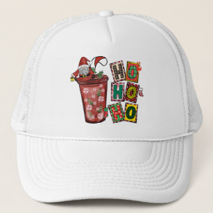 Ho Ho Ho Chirstmas Gnome Trucker Hat
