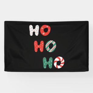 Ho Ho Ho Christmas 3x5 Vinyl Banner