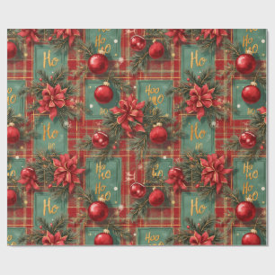  Ho-Ho-Ho, Christmas, Author Natasha Us   Wrapping Paper
