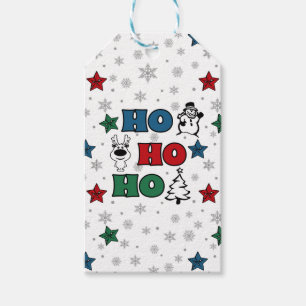 Ho-Ho-Ho Christmas design Gift Tags