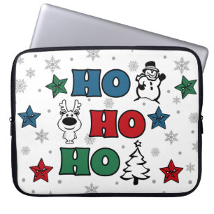 Ho-Ho-Ho Christmas design Laptop Sleeve