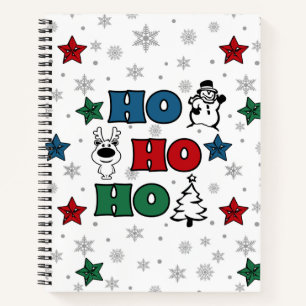 Ho-Ho-Ho Christmas design Notebook